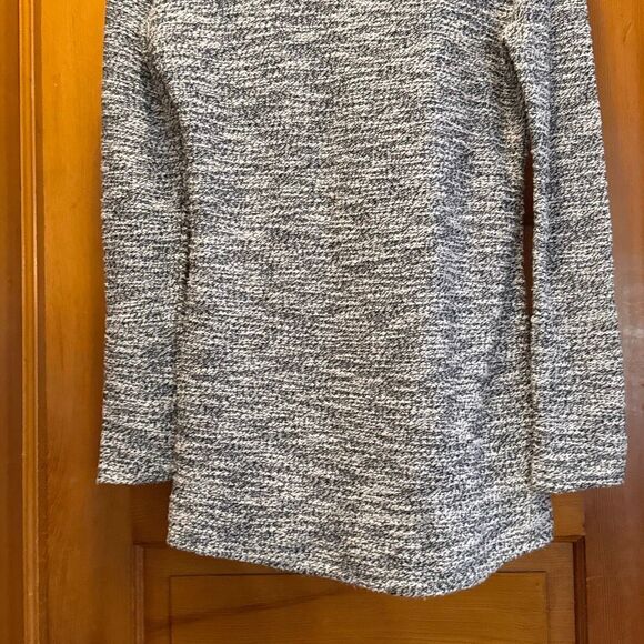 Merona Cowl Neck Black White Boucle Sweater Women’s US Small - Picture 4 of 8